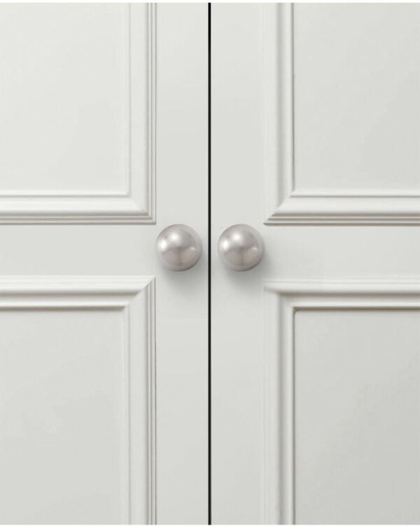 Brass Cabinet Door Knobs and Pulls - Silver - Image 3