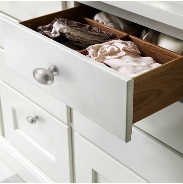 Brass Cabinet Door Knobs and Pulls - Silver - Image 4