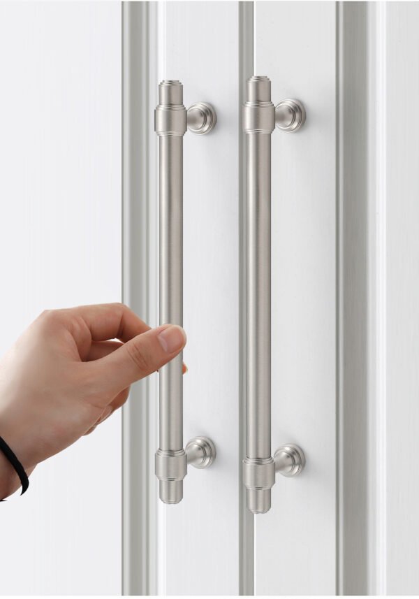 Brass Cabinet Door Knobs and Pulls - Silver - Image 9