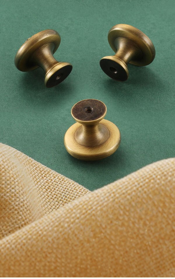 Antique Brass Door Knobs Cabinet Hardware - Image 16