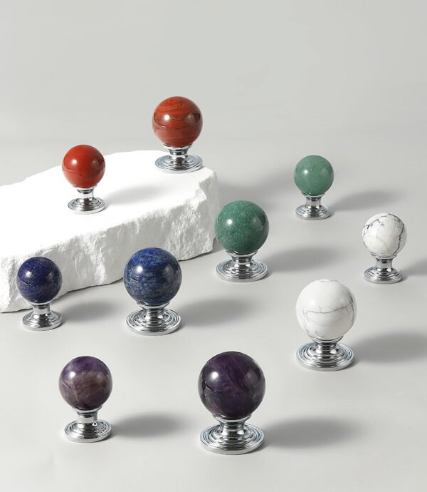 Crystal/Stone Door Drawer Cabinet Knobs Handles - Image 10