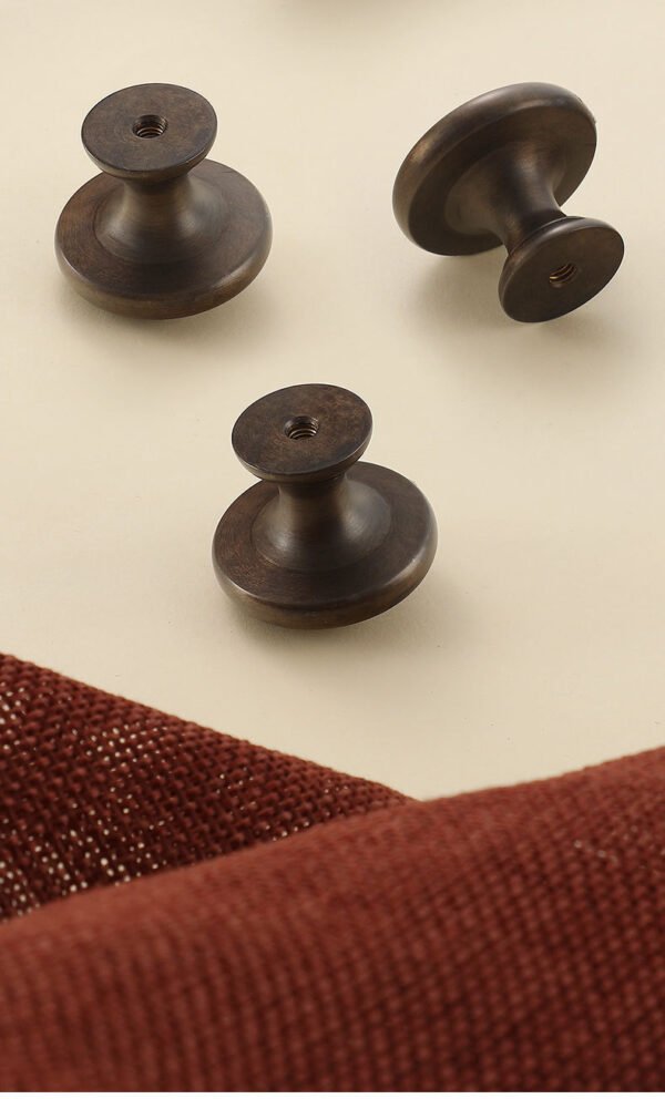 Antique Brass Door Knobs Cabinet Hardware - Image 14