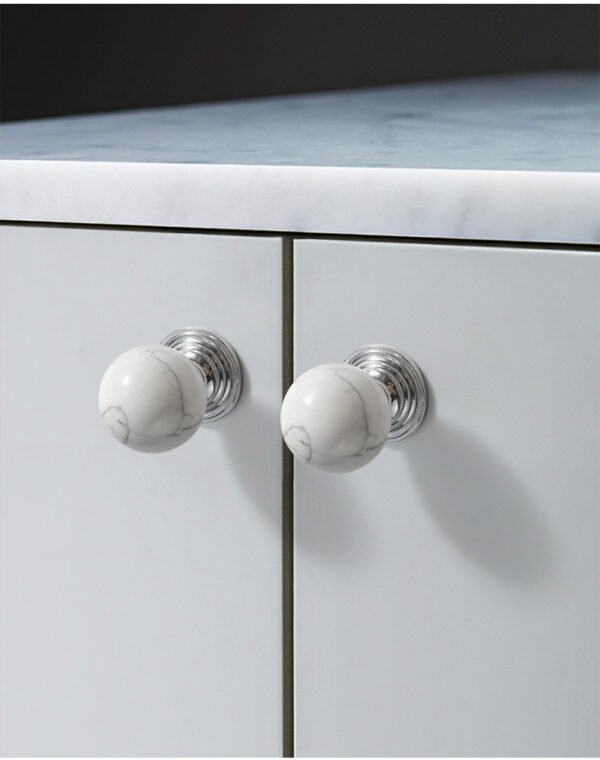 Crystal/Stone Door Drawer Cabinet Knobs Handles - Image 5