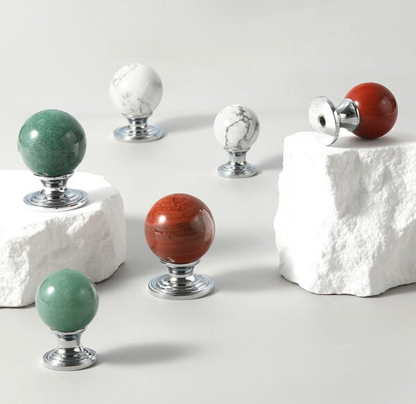 Crystal/Stone Door Drawer Cabinet Knobs Handles - Image 11