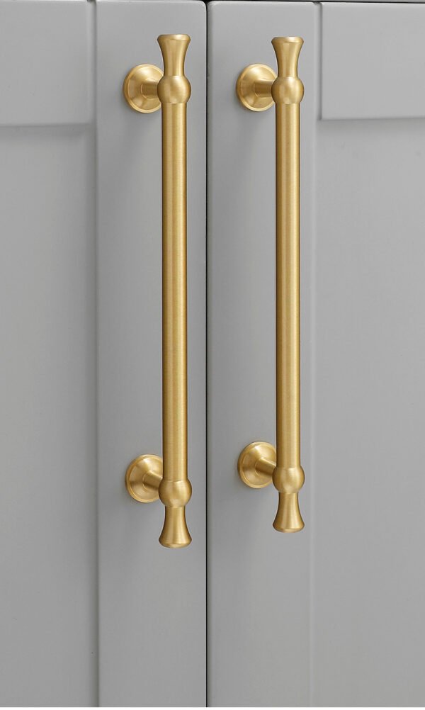 Brass Kitchen Cabinet Pulls Knobs - Image 2