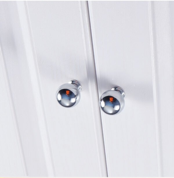 Knobs for Kitchen Cabinets Copper, Bright Silver - Image 2